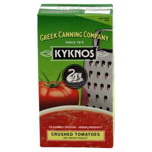 Tomatoes: Crushed tomatoes in carton 500g