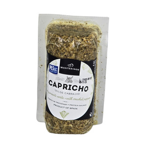 Cheese: Capricho de Cabra Cheese Goat's Milk with Cracked Pepper 145g