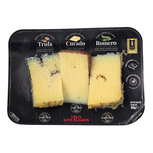 Vega Sotuelamos Cheese Assorted (Rosemary, Cured Sheeps Cheese, Black Truffle x100g)