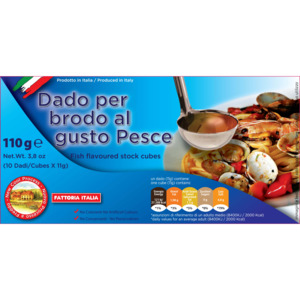 Fattoria Fish Stock Cubes 110g