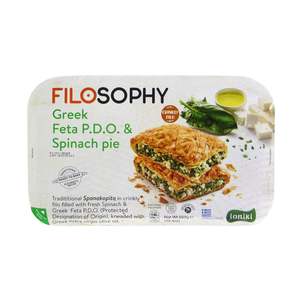 Filosophy P.D.O. Traditional Filo Pie with Feta & Spinach 550g
