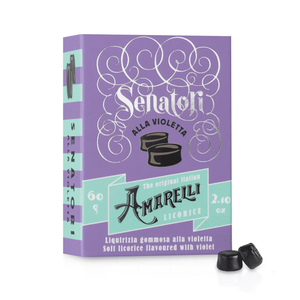 Soft Liquorice Violet Flavoured 60g - AMARELLI - Mediterranean Foods New Zealand