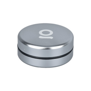 Accessories: Ongrok Smell Proof Airtight Aluminum Storage Puck - 2.5" Silver