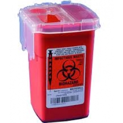 Syringes: Sharps container Kendall 875ml
