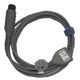 Edan ECG trunk cable, 3-lead, 6pin, Defib, AHA/IEC, 2.9m, novorozenci, reusable