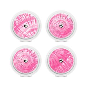 Freestyle Libre Sensor Decal: Freestyle Libre Sensor Decal x4 - Tie Dye Pink