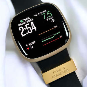 Condition Slider: TYPE ONE DIABETES WATCH SLEEVE - GOLD