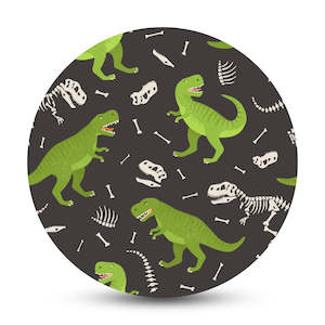 Freestyle Libre Patches: RockaDex Printed Patch: Dinosaur Skeletons - Full Cover