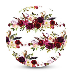 Freestyle Libre Patches: RockaDex Printed Patch: Watercolour Floral - Full Cover