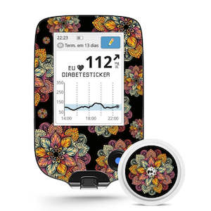 Freestyle Libre Reader & 1x Sensor Decal - Mandala