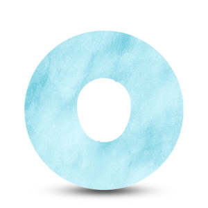 Dexcom G7 Patch: Pastel Blue Patch - Inner Cut