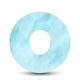Dexcom G7 Patch: Pastel Blue Patch - Inner Cut