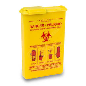 Pocket-Sized Bio-Contaminated Material Container