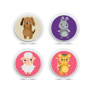 Freestyle Libre Sensor Decal x4 - Mix Animals