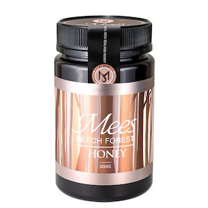 2 Jars of 100% New Zealand Made Beech Forest Dew Honey 500ml jar Meeshoney