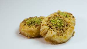Products: Round Cashew Baklava Mediterranean Food Company