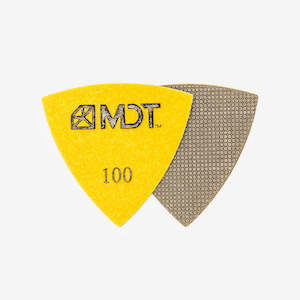 Corner Tooling: MDT 3'' 200Grit Electroplated Corner Polishing Pad - Triangle