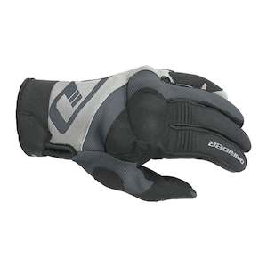 Adventure Gloves: Dririder RX Adventure Glove - Black / Grey