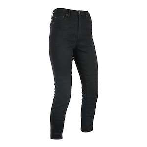Road Pants: Oxford Ladies CE AA Super Jeggings Pant - Black (Regular)
