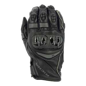Road Gloves: Richa Rotate Short Summer Glove - Black / Grey