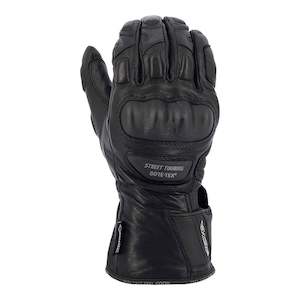 Road Gloves: Richa Street Touring Leather Gore-Tex Glove - Black