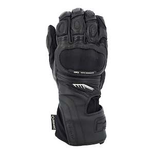 Road Gloves: Richa Extreme 2 Leather Gore-Tex Sport Glove - Black