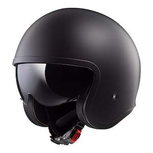 Road Helmets: LS2 OF599 Spitfire II Helmet - Matte Black 06