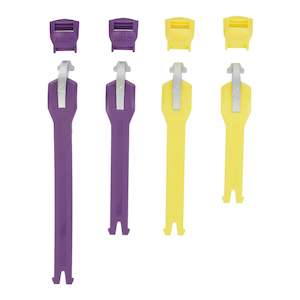 Road Boots: Leatt 4.5/5.5 Flexlock Boot Strap Kit 4-pcs - United