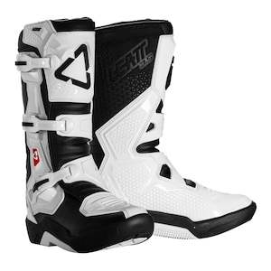 Road Boots: Leatt 3.5 Junior Boot - White