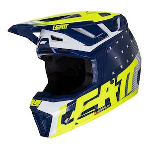 Off Road Helmets: Leatt 2024 7.5 Helmet & Goggle Kit - Blue