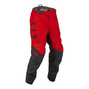 Off Road Pants: Fly Racing F-16 Youth Pant - Red / Black