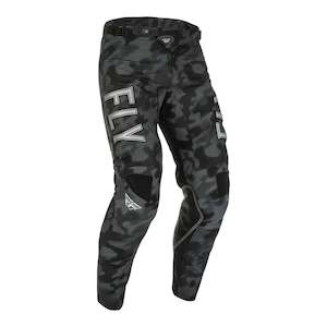 Fly Racing Kinetic Special Edition Tactic Pant - Black / Grey Camo