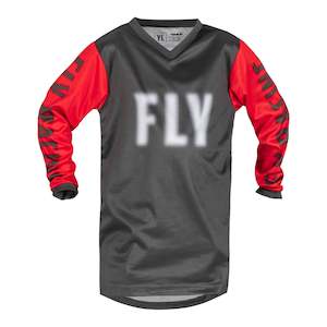 Clearance: Fly Racing F-16 Youth Jersey - Grey / Red