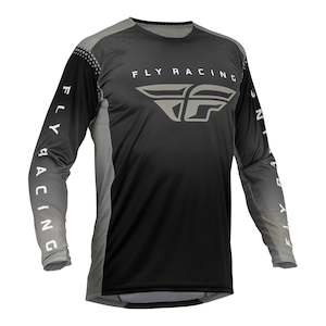 Clearance: Fly Racing Lite Hydrogen Youth Jersey - Black / Grey