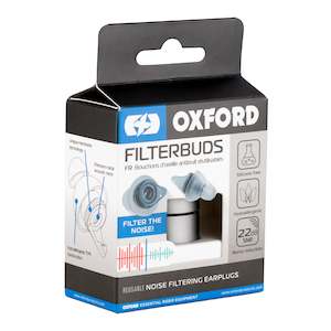 Helmet Accessories: Oxford FilterBuds / Earplugs - Small Fit