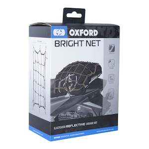 Other Luggage: OXFORD BRIGHT CARGO NET BLK/REFLECTIVE