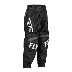Fly Racing F-16 Youth Pant - Black / White