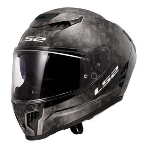 Ls2 Helmets: LS2 FF807 Dragon Forged Helmet - Gloss Carbon 06