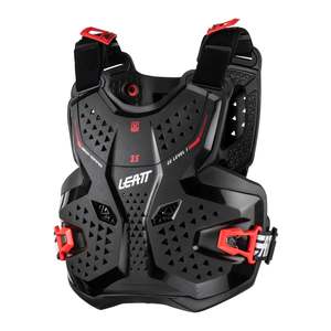 Chest Body: Leatt 3.5 Junior Chest Protector - Black / Red (L/XL/147-159cm)