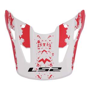 LS2 COZ Peak Hyde - Red / White