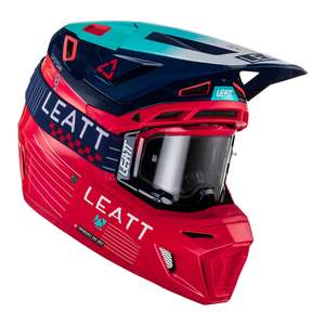 Road Helmets: Leatt 2023 8.5 Helmet & Goggle Kit - Red