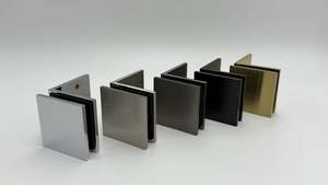 Metal Parts: Shower Wall Bracket, L-Shaped