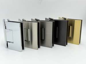 Metal Parts: Shower Hinge Adjustable 135°, Glass to Glass