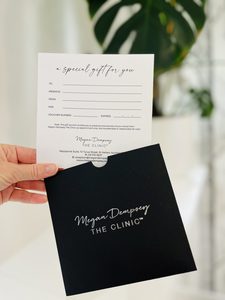 Megan Dempsey THE CLINIC Gift Voucher