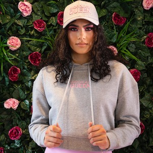 Chocolate Queen Clothing: Chocolate Queen Cropped Hoodie