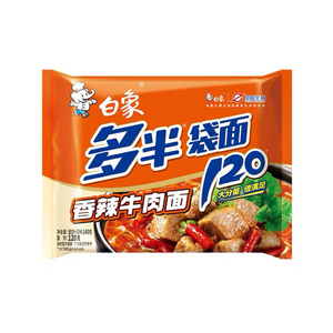 Instant Food: 白象辣牛肉汤面Baixiang spicy beef noodles