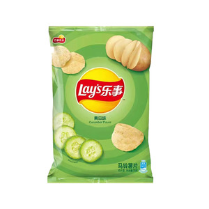 乐事清新清爽黄瓜味马铃薯片*70g Lay's Cucumber Flavor Potato Chips