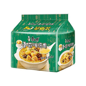 Instant Food: *新康师傅五连包（香菇炖鸡）KSF Mushroom and stewed chicken noodle 106g*5