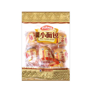 Snacks: 达利园法式小面包（奶香味）小包8个装 Daliyuan French bread (milk flavored) Small pack