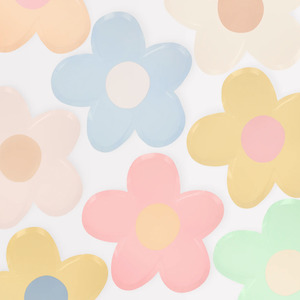 easter: Daisy Party Plates